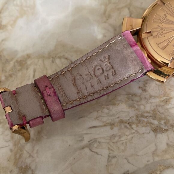 GaGa Milano 40mm Rose Gold Plated Multi-Colour Wristwatch - Picture 10 of 16